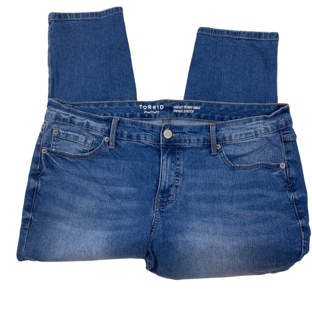 Torrid Perfect skinny ankle stretch jeans Women's size 18S
